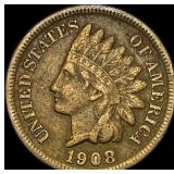 1908-S Indian Head Cent NEARLY UNCIRCULATED