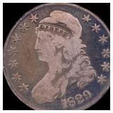 1829 Capped Bust Half Dollar NICELY CIRCULATED