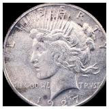 1927 Peace Silver Dollar CLOSELY UNCIRCULATED