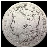 1890-CC Morgan Silver Dollar LIGHTLY CIRCULATED