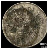 Mexico Silver 8 Reales NEARLY UNCIRCULATED