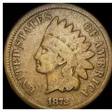 1872 Indian Head Cent NICELY CIRCULATED
