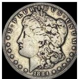 1884 Morgan Silver Dollar LIGHTLY CIRCULATED