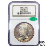 1924 CAC Silver Peace Dollar NGC MS64