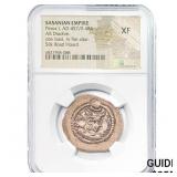 Sasanian Peroz I, AD 457/9-484 Silver Drachm NGC