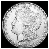 1887-S Silver Morgan Dollar CHOICE AU