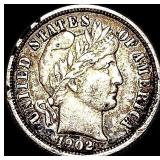 1902-O Silver Barber Dime NEARLY UNCIRCULATED