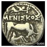 Illyria 260-167/98 SIlver Drachm NEARLY UNCIRCULA