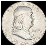 1949-S Silver Half Dollar Franklin CHOICE BU