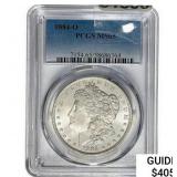 1884-O Morgan Silver Dollar PCGS MS65