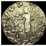 Indo-Scythian Aze 1/11-58 BC Silver Tetradrachm L