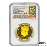 1964-2014-W 50C Gold Kennedy 3/4 oz NGC PF70 Ultra