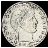 1914-S Barber Half Dollar HIGH GRADE