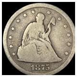 1875-S Silver Twenty Cents NICELY CIRCULATED