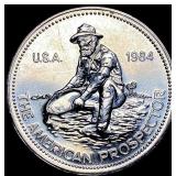 1984 Engelhard 1 oz Silver Round UNCIRCULATED