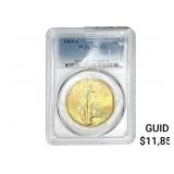 1909-S $20 Gold Double Eagle PCGS MS63