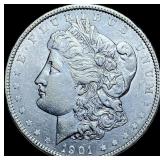 1901-S Morgan Silver Dollar CHOICE AU