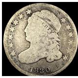 1830 Capped Bust Dime NICELY CIRCULATED