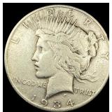 1934-S Silver Peace Dollar LIGHTLY CIRCULATED
