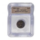 1800-1840 Netherlands East Indies Duit ICG Genuin
