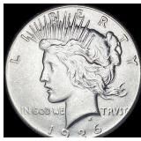1926 Silver Peace Dollar CHOICE AU