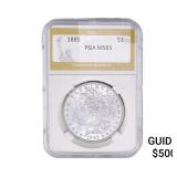 1885 Morgan Silver Dollar PGA MS65