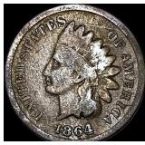 1864 Copper-Nickel Indian Head Cent NICELY  CIRCU