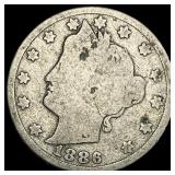 1886 Liberty Head Nickel NICELY CIRCULATED