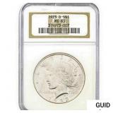 1923-D Silver Peace Dollar ANACS MS63