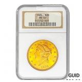 1895 $20 Gold Double Eagle NGC MS63