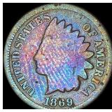 1869 Indian Head Cent NICELY CIRCULATED