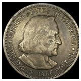 1893 Silver Columbian Half Dollar LIGHTLY CIRCULAT
