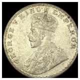 1919 British-India Silver Rupee UNCIRCULATED