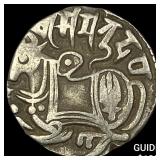 700-1000 AD India Rajput Silver Jital NEARLY UNCIR