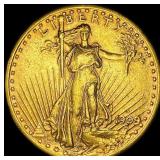 1909-S Gold $20 Saint-Gaudens Double Eagle UNCIRCU