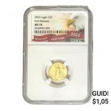 2022 $5 Gold Half Eagle NGC MS70 1/10oz