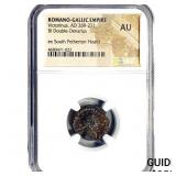 Romano-Gallic Victorinus,AD269-271 BI Dbl-Denariu