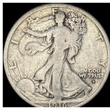 1916-D Silver Walking Liberty Half Dollar LIGHTLY