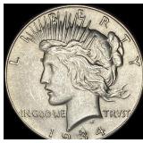 1934 Silver Peace Dollar CLOSELY UNCIRCULATED