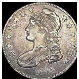 1834 Capped Bust Half Dollar NEARLY  UNCIRCULATED