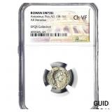 Roman Antoninus Pius, AD 138-161 AR Denarius NGC