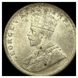 1919 British-India Silver Rupee UNCIRCULATED
