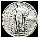 1927-S Silver Standing Liberty Quarter CLOSELY UNC