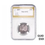 1897 Barber Quarter PGA XF45