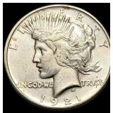 1921 Silver Peace Dollar CLOSELY UNCIRCULATED