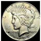 1935 Silver Peace Dollar CLOSELY UNCIRCULATED