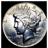 1927 Peace Silver Dollar CLOSELY UNCIRCULATED