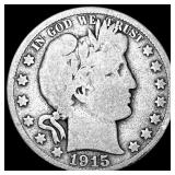 1915 Barber Half Dollar NICELY CIRCULATED