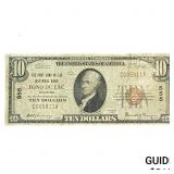 1929 $10 National Bank Fond Du Lac Wiscosin