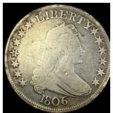1806 Draped Bust Half Dollar NICELY  CIRCULATED